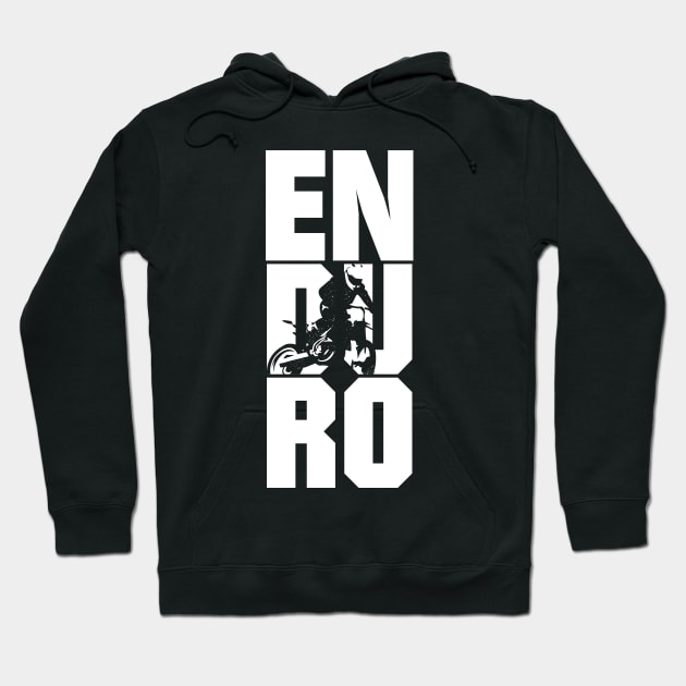 Beautiful Enduro Racing Dirtbike Design Hoodie by starider